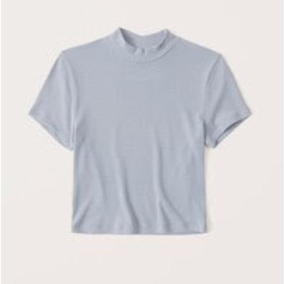 Abercrombie & Fitch Tops - Abercrombie & Fitch Mock Neck Short Sleeve Top